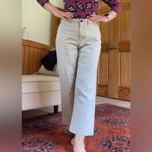 Old Navy wide leg high rise chinos